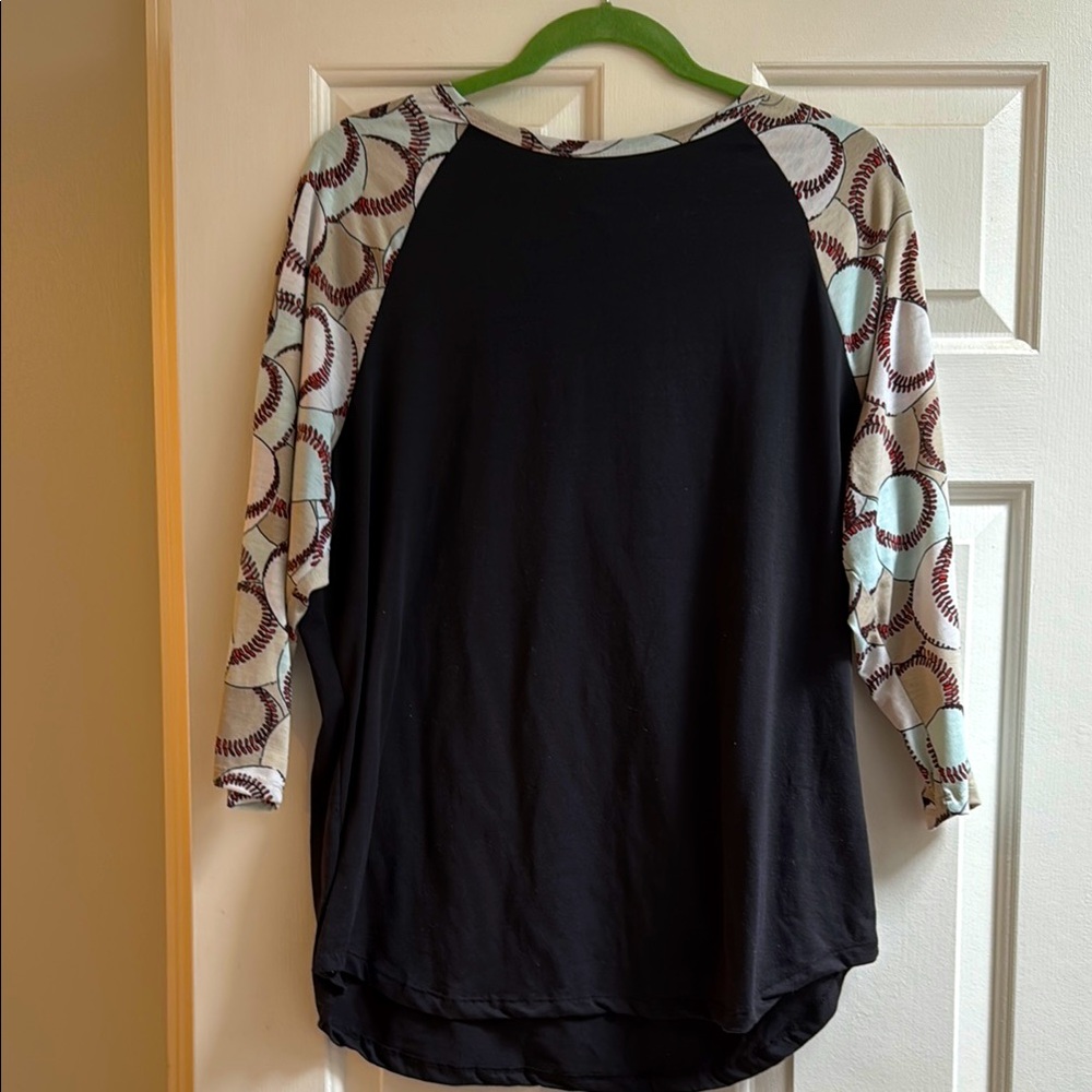 Lularoe Randy Baseball Print